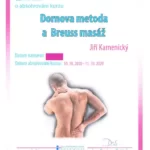 Certifikát o absolvování kurzu Dronova metoda a Breuss masáž